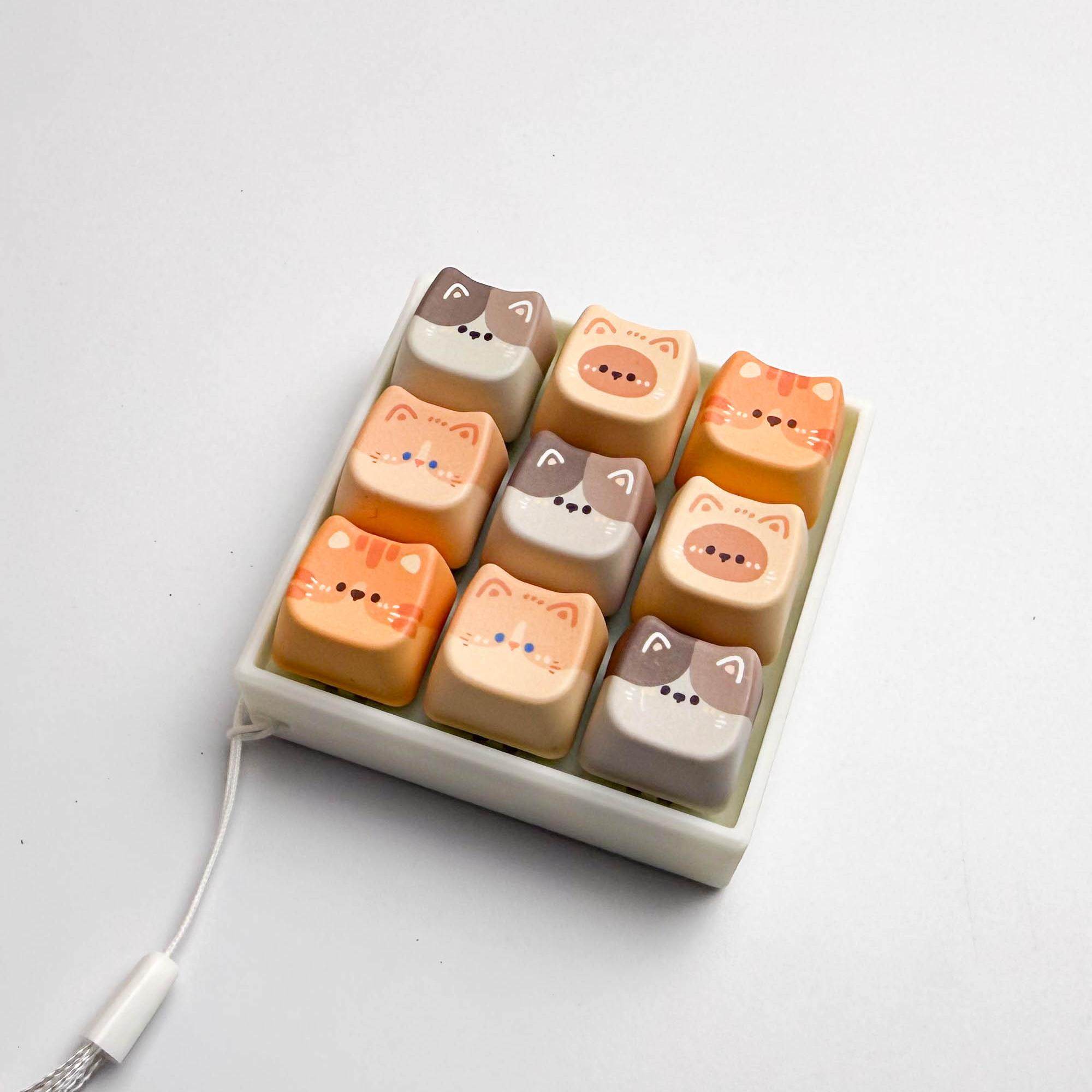 Cat Themed Mechanical Switch Tester with Stress Relief Function