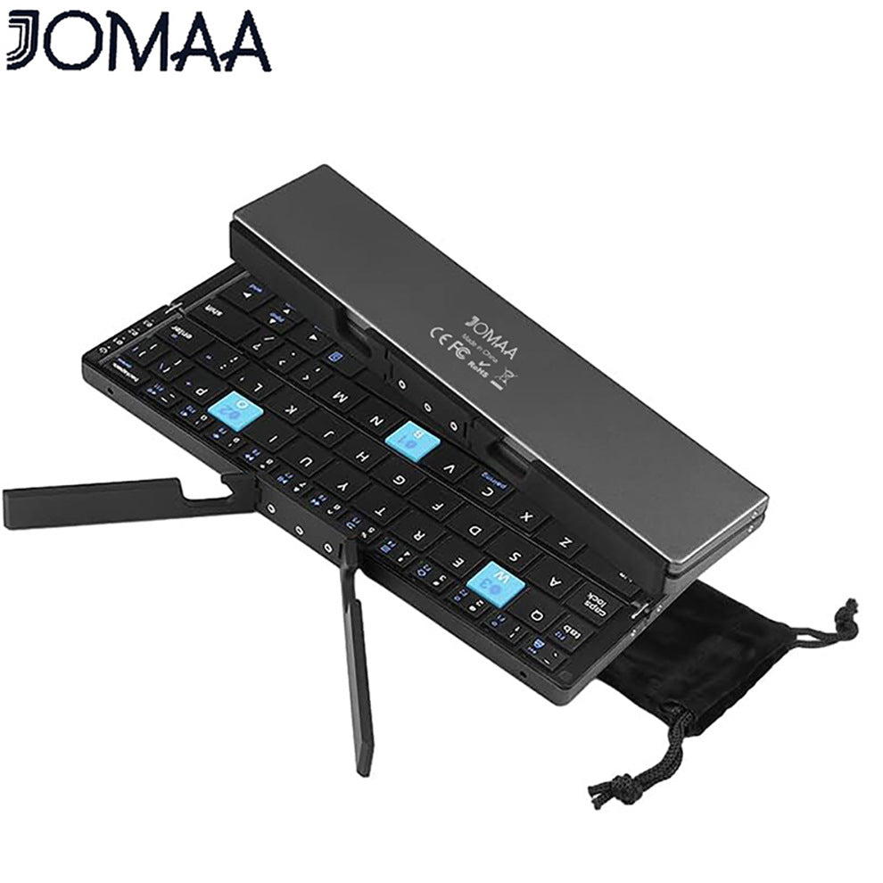 Mini Folding Bluetooth Keyboard Wireless Portable Rechargeable